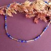 14k gold filled lapis lazuli necklace