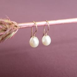 14k Gold filled Pearl Drop earrings