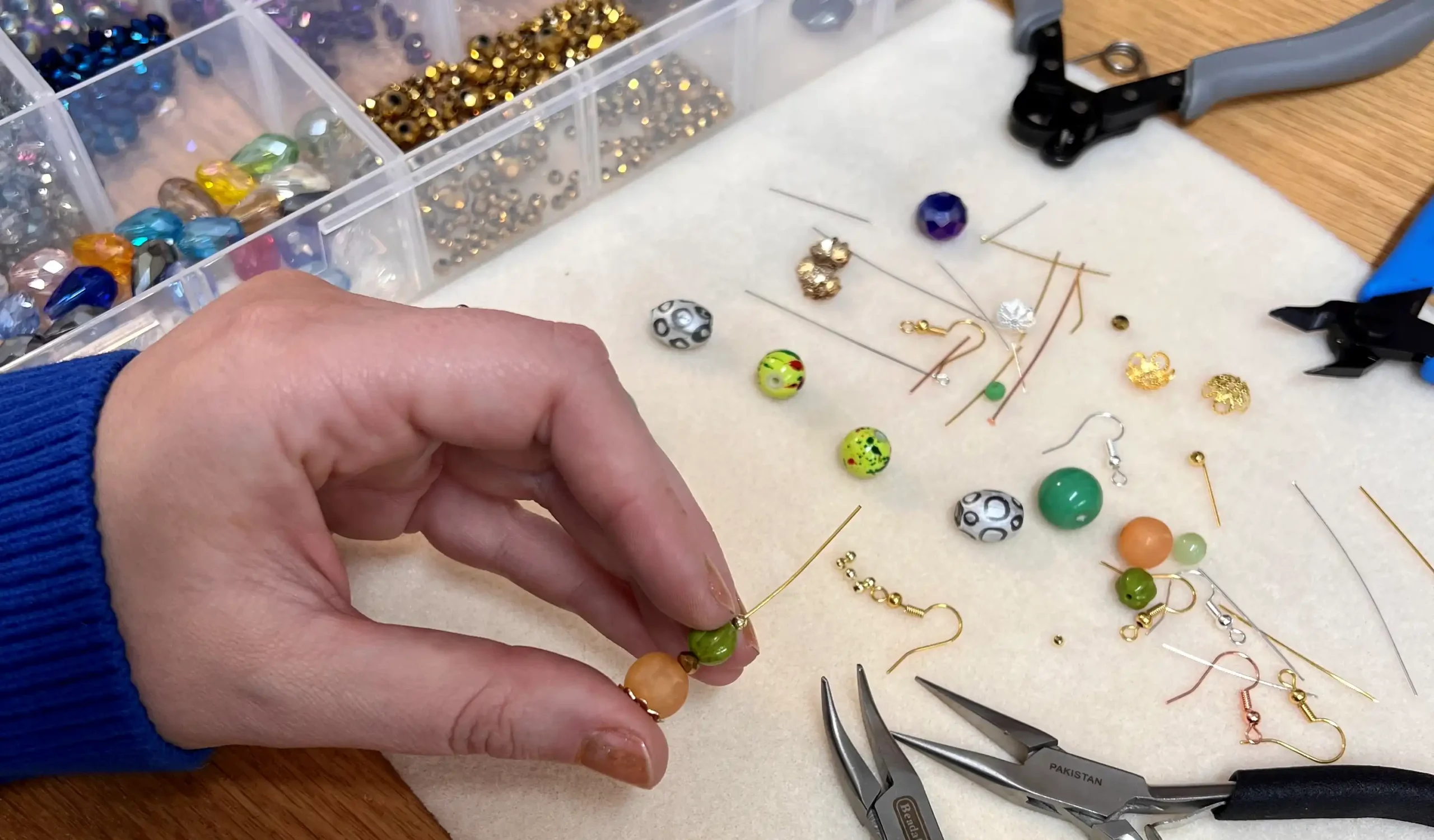 Beaded Earring Making